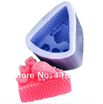 Populárne ručné silikónové mydlo formy/fondant formy / cake sandwich v tvare mydlo plesní