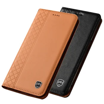 Originálne kožené magnetické telefón taška s kartou s držiak pre Samsung Galaxy s rezacím zariadením S10 Plus/S10E/S10 Lite/S10 5G/S10X/S10 flip case
