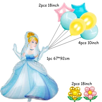 1 nastavte Disney Elsa Olaf-u Snow White Princezná Ariel Balóny Narodeniny, svadobné Dekorácie Vysokej Kvality Deti Hračky Vzduchu Globos