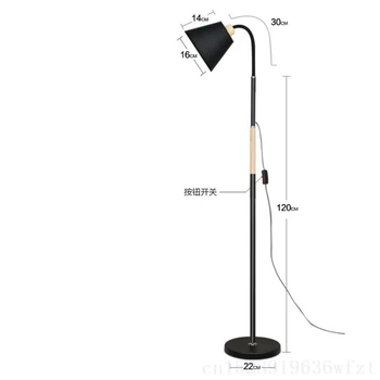 Minimalistický Stojace Lampy pre Obývacia Izba Podlaha Lampa Nordic Nastaviteľná Lampa HeadStand Poschodí Svetlo Domova Svietidlá