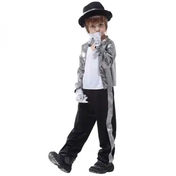 Chlapci Deti Die * A Michael Jackson Superstar Maškarný Kostým Oblečenie