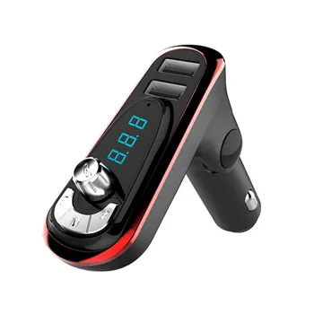 Hands-free FM Vysielač Bluetooth Car MP3 Prehrávač Dvojitý USB Auto Poplatok Micro SD TF Karty, Prehrávanie Hudby Smart Auto, Bluetooth, MP3