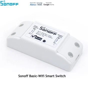 3KS Itead Sonoff Wifi Smart Switch Bezdrôtový spínací Univerzálny DIY Automatizačné Modul Smart Home Wifi Prepínač Domotica Zariadenia