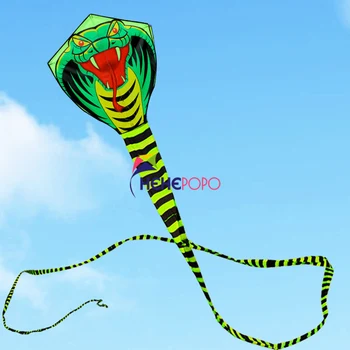 Doprava zadarmo 15m Had Kite Flying Line Ripstop Nylonu Textílie Vonkajšie Hračky Cerf Volant Ľahko Otvoriť Deti Drakov pre Dospelých Dúha