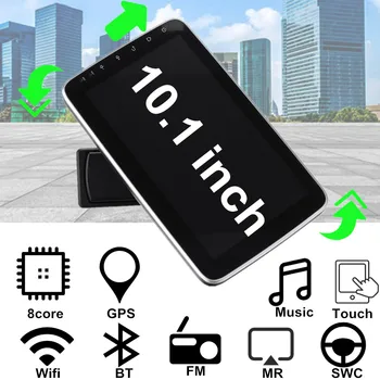 10.1 palcový Android 9.1 Auto Stereo Radio 1DIN Multimediálna Video MP5 Prehrávač 4G WIFI Auta GPS Navigácie Autoradio Univerzálny 1+16 G
