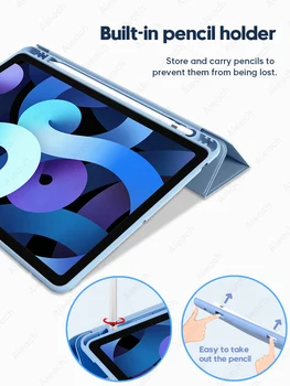 Pre iPad Vzduchu 4 3 2 Prípad S Ceruzkou Držiteľ Kryt Pre iPad 10.2 2020 2019 2018 6. 7. 8. generácie puzdro Pre iPad Pro 11 mini 5