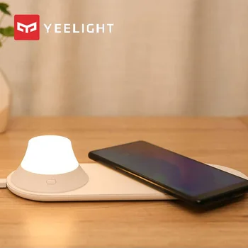 Yeelight Bezdrôtovú Nabíjačku s LED Nočné Svetlo Magnetická Príťažlivosť Rýchle Nabíjanie Pre iphone Samsung Huawei telefóny