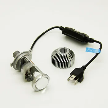 Chyba Canbus 35W H4 LED Mini Projektor Objektív Automobles Žiarovka H4 Hi/Lo Lúča Svetlometu 12V/24V RHD LHD
