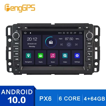 Android 10.0 Dotykový displej Pre Hummer H2 2008-2011 GPS Navigácie, Multimédiá Headunit CD, DVD Prehrávač, Zrkadlo Odkaz PX6 Stereo 4+64 G
