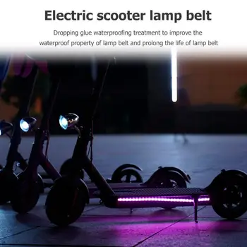 M365 Pro Elektrický Skúter Nepremokavé, Ľahké Pásy Šasi, Farebné Nočné Bezpečné Cyklistické Bar Lampa Skateboard Dekoratívne Osvetlenie