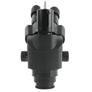 3.5 X-90X Kontinuálne Zoom Zároveň Hlavná Trinocular Stereo Mikroskopom 144 LED Prsteň Svetla Telefón Opravy Platformu Pre PCB Spájkovanie