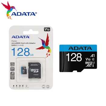ADATA Premier V10 Micro SDXC 128 GB 64 gb Class 10 SDHC 16GB 32GB vysokorýchlostné Pamäťové Karty TF Karta S Adaptérom