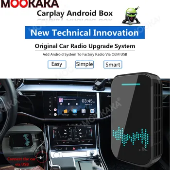 Pre Audi A5 Android 2018-2020 Apple Video Bezdrôtový Android Box Car Multimedia Player, Zrkadlo Odkaz CarPlay TV Prijímač