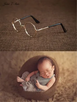 Jane Z Ann Novorodenca fotografie okuliare kolo mini deti okuliare studio streľba rekvizity multi-typy 9-10 cm