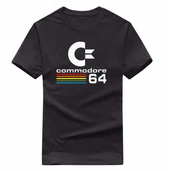 2020 verano Commodore 64 camisetas C64 SID Amiga Retro 8-bit Ultra Cool diseño camiseta vinilo hombres ropa con manga corta