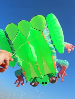 Nové Veľké 3D Žaba Kite Mäkké Automatický Nafukovací Kite Zvierat, Hmyzu Dieťa Kite Vonkajšie Športové Lietanie Nástroj na Jednoduché Lietať