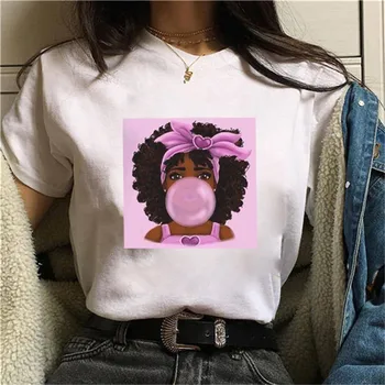 Nedotýkajte sa Mojich Vlasov Módne Grafické T-shirt Ženy Sexy Čierne Dievča Tričko Feministické Tees Vtipné Ženy Tričko Dievča Moc Top