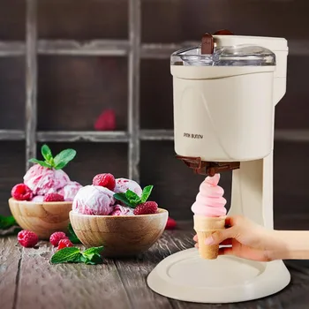 Zmrzlina Stroj Plne Automatický Mini Ovocie Ice Cream Maker pre Domáce Elektrické DIY staromódnou Ice Cream Maker