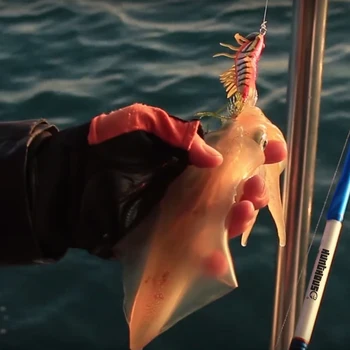 Hunt Dom nové rybárske lure 2019 chobotnice, krevety eging 115mm 20 g Sépie lákať squid lákať návnadu lw201