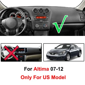 Pre Nissan Altima 2007 2008 2009 2010 2011 2012 Dash Mat Panel Kryt Dashmat Anti-špinavé Podložku Koberec Stráže Auto Príslušenstvo