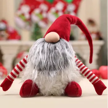 2020 Vianočné Dekorácie Pre domov Santa Claus nový Rok Gnome Ručné švédsky tomte nisse Plyšové Vianoce Zábavné Plyšové#8