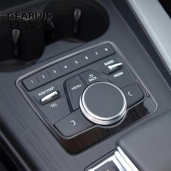 Pre Audi A4 B9 A5 Auto Príslušenstvo Ovládanie Radenie panel Vody Držiak Styling dekoratívne pásy Vnútra Krytu výbava Nálepky
