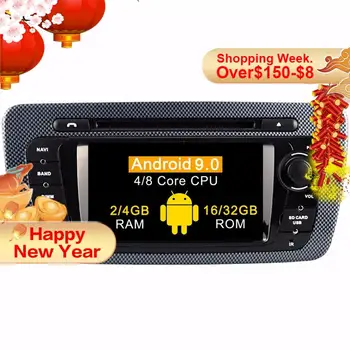 Android 9.0 Auto DVD Rdio Pre Seat Ibiza 6j 2009 2010 2012 2013 GPS Navigácie 2 Din Obrazovke rádio Audio Prehrávač Multimediálnych súborov 4G+32 GB