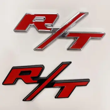 10x 3D kovové Auto nálepky R/T RT Znak, Odznak Odtlačkový styling Auto Príslušenstvo Pre Dodge Ram Nabíjačku Challenger Pre Chrysler
