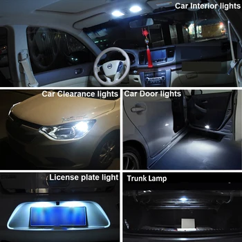 10Pcs LED T10 W5W Žiarovky Auto Odbavenie Parkovacie Svetlá Na Mazda CX-5 3 6 GH 323 6 RX8 CX 5 CX-7 626 Spoilery Automatické Osvetlenie Interiéru