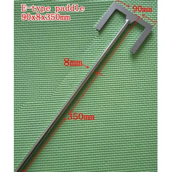 1pc lab nehrdzavejúcej ocele E-typu blade pádlo s listovým-šírka 40 mm alebo 90 mm, miešačky obežné koleso pádlo s rod