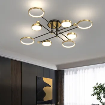 Moderný minimalistický Nordic obývacia izba lampa tvorivé svetlo luxusné stropné svietidlo domácej atmosféry obývacej izby luster