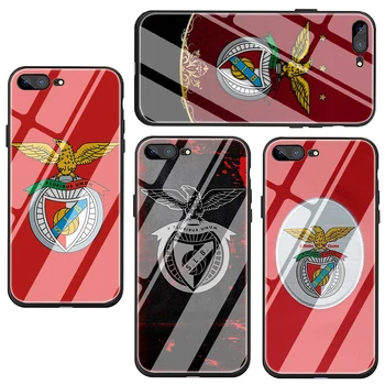 Portugalsko Benfica futbal, Tvrdené Sklo puzdro pre iphone 5 5s SE 2020 6 6 7 8 plus X XR XS 11 12 pro Max 12 Mini