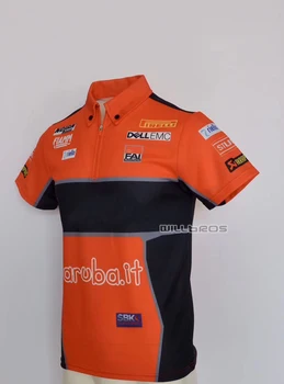 2020 Orange Polo Tričko Pre Ducati Racing Team Motocykel Motocross na Koni T-shirt