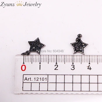 20PCS ZYZ330-3678 Nové Micro Pave Cz Star Roztomilý Prívesok Charms pre Šperky, Takže Zistenia DIY Náhrdelníky Náušnice
