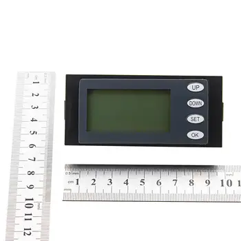 PZEM-002 20A AC 80-260V Digitálny LCD Voltmeter Prúd Napätie Energie Meter KWH Panel Tester
