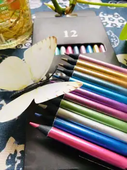 12pcs Uhlie, Farebné Ceruzky Nastaviť Profesionálny Štandard Maľovanie Pero Sketchbook na Kreslenie, Písanie Umelecké potreby kancelárske potreby
