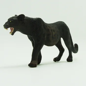 TLAND Black Panther Model Zvierat Hračka Rodiny Dekorácie Deti Vzdelávania Darček