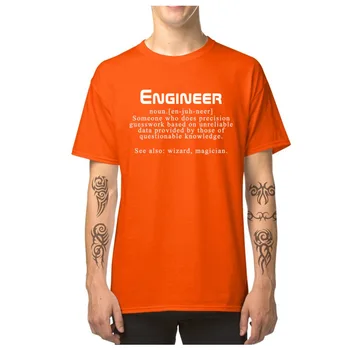 Pánske Geek T-shirt Zmysle Slova Inžinier Mužov Tričko Zábavné Topy Tees Posádky Krku Leto, Jeseň Bavlnená Tkanina List Tshirts