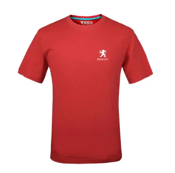 NOVÉ 2020For Peugeot logo t shirt List Vytlačený Módne Kolo Krku tričká krátky rukáv T-shirt