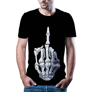 Nové T-shirt mužov vysoko kvalitné pánske tričko krátky rukáv 3D novinka tlač pánske T-shirt módne pekný T-shirt