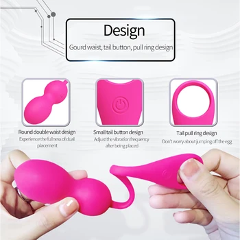 Bluetooth App Bezdrôtové Ovládanie Vibrátor sexuálnu Hračku pre Ženy USB Nabíjateľné Skok Vajcia Vibrátory Kegel Vaginálne Sprísnenie Geisha Loptu