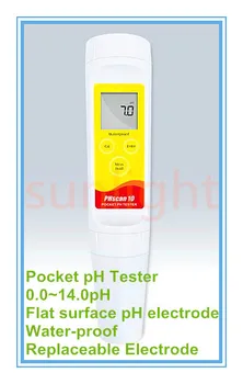 Polotuhá látka pH Meter s Plochou Povrchu Elektródy pre Tlač a Farby Priemysel