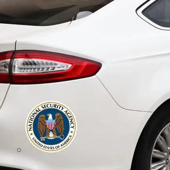 Horúce Národný Bezpečnostný úrad Americké Vlajky Auto Nálepky a Otlačkom Nárazník pre E46 Auto Auto Obtlačky PVC17*17 cm Odtlačkový Dekorácie