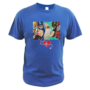 Som zdravotná Sestra Super-Hrdinovia T Shirt EÚ Veľkosť Bavlna Tričko Najvyššej Kvality Krátky Rukáv T-shirt Kvapka Loď
