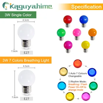 Kaguyahime 10pcs E27 3W LED 6W 20W Stmievateľné Lampa 220V LED Žiarovka E27 E14 Vysoké Svetlé LED Svetlo, Lampada Lampara Bombilla Ampoule