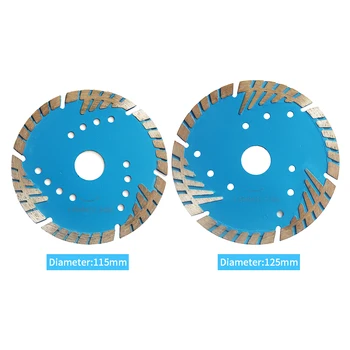 115mm / 125 mm Diamant pílového Kotúča Žulového Kameňa Rezanie Segment Konkrétne Rezanie Kovov Disk