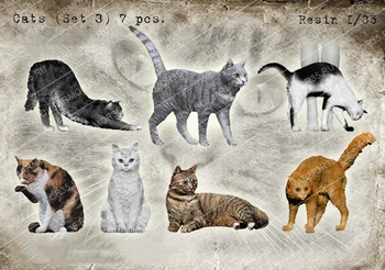 Nové Nezmontované 1/35 moderné mačky patria 7 Živice Auta HOBBY Hračky Nevyfarbené živice model