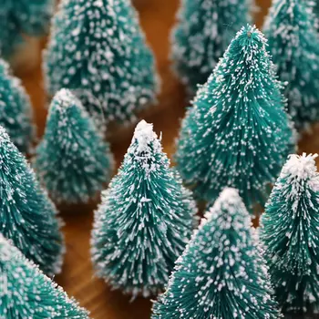 Behogar 34PCS Najrôznejších Veľkostí Mini Umelé DIY Vianočné Borovice Ornament Dekorácie na Vianoce Domov Strane pracovnej Plochy Dekor