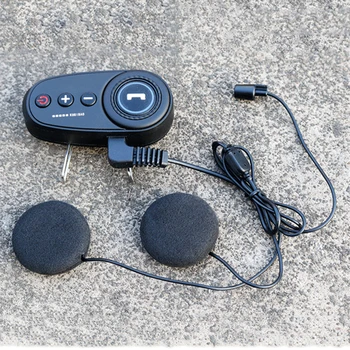 GETNOOG Prilba Headset Motocykel bluetooth headset nepremokavé Prilba Bluetooth Káblové pripojenie Bluetooth Prichádza s FM Na Motocykel