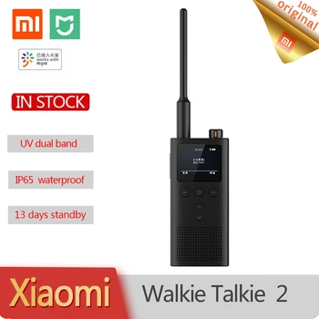 Xiao Mijia Walkie Talkie 2 IP65 Vodotesný, Prachotesný 5200mHA Prenosné Vonkajší Rádiový Vysielač UV Dual Band palubného telefónu